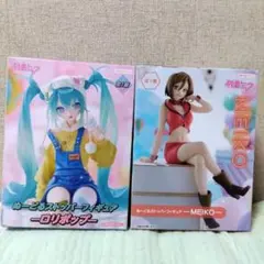 y*i様 初音ミク -ロリポップ- & MEIKO ぬーどるストッパーフィギュア