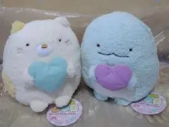 すみっコぐらし ふんわりハート ころっとぬいぐるみ とかげ ねこ