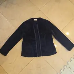 mezzo pianoネイビー フリースジャケット 130cm