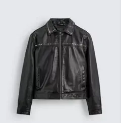ZARA スタッズレザージャケット