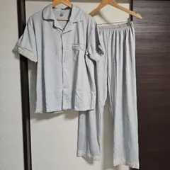 接触冷感 パジャマ 半袖 上下セット 2XL グレー ルームウェア 新品