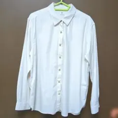 UNIQLO 長袖シャツ ホワイト Lサイズ