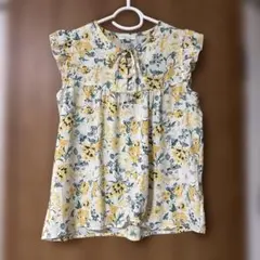 花柄フリルブラウス フレンチスリーブ dazzlin SM2 エヘカソポ