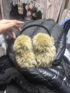 ディズニー　耳あて ベージュ