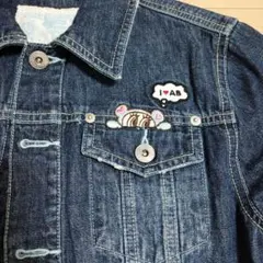 ANGEL BLUE デニムジャケット 刺繍 エンジェルブルー　Gジャン
