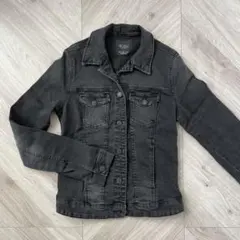 ブラックデニムジャケット デニムジャケット