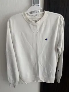 Champion ホワイト スウェット