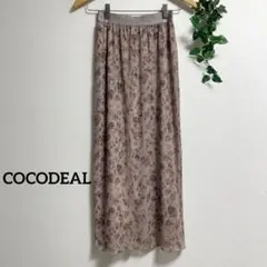 COCODEAL＊セピア ストレッチ シアー ナロースカート ココディール 花のサムネイル