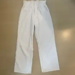 ホワイト スラックス Lサイズ ポリエステル