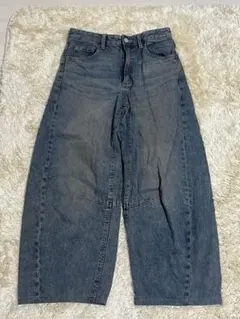 GUバレルレッグジーンズパンツSサイズ
