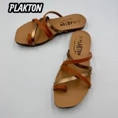 PLAKTON プラクトン レザーサンダル 37 スペイン製のサムネイル