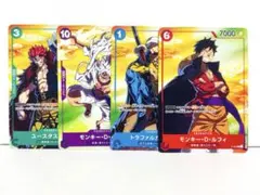 モンキー・D・ルフィ★セブンイレブン★麦わらの一味★プロモ★他4枚セット