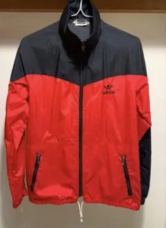 adidas アディダス　ナイロンジップアップジャケット　80's デサント