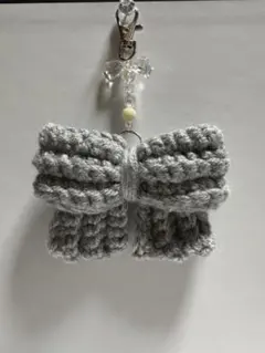 毛糸リボンチャーム ハンドメイド