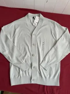 UNIQLO メンズ ニットVネックカーディガン Ｍ 新品未使用 タグ付き