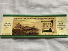 和歌山城 わかやま歴史館 共通入場券のサムネイル