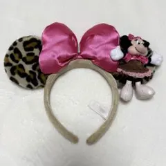 ヒョウ柄 ミニーカチューシャ