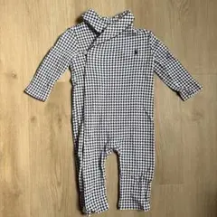 RalphLauren 千鳥柄 ロンパース　9M 75cm