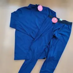 ブリーズテックス防風長袖ハイネックインナーシャツとタイツ（ズボン下）上下セット