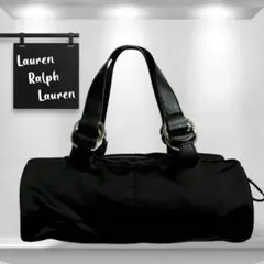 希少 美品 LAUREN RALPH LAUREN ハンドバック ブラック