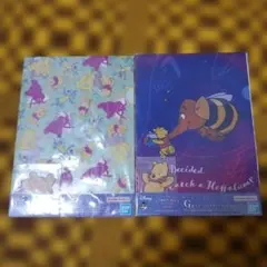 一番くじ くまのプーさん G賞 クリアファイル ステッカーセット