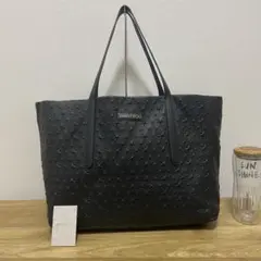 《美品》JIMMY CHOO（ジミーチュウ）レザー トートバッグ ブラック 黒のサムネイル