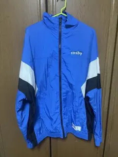 cosby 青 ナイロンジャケット Lサイズ 古着