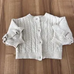 tete a tete ケーブルニット カーディガン 80