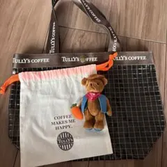 タリーズ　福袋　2026 ベア　　干支　カウボーイ　バッグ　巾着