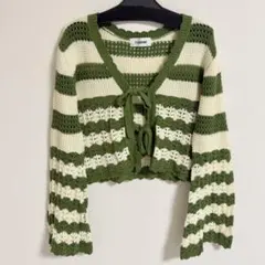 CIAOPANIC オリーブグリーンストライプアンサンブル