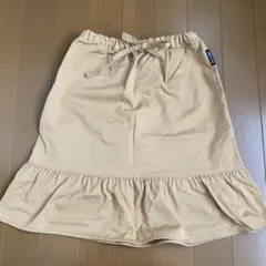 コムサイズムキッズベージュスカート130