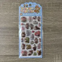 ラブブ　海外製　ボンボンドロップシール ぷくぷくシール