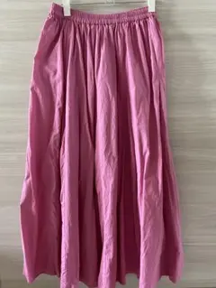 chocol raffine robe ロングフレアスカート ピンク Fのサムネイル