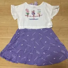 メゾピアノジュニア⭐︎サーティワンコラボワンピース 紫140