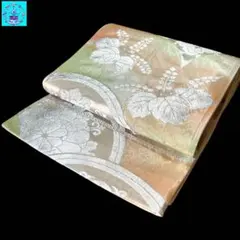 【美品】 六通柄袋帯　有職文様　銀糸　振袖　黒留袖　色留袖　訪問着　フォーマル
