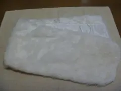 ホワイト フェイクファー 着物ショール