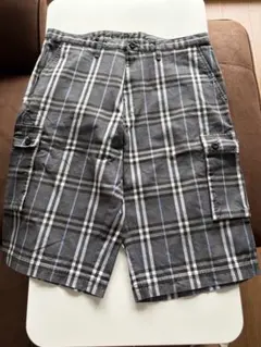 BURBERRY BLACK LABEL ノバチェック カーゴハーフパンツのサムネイル
