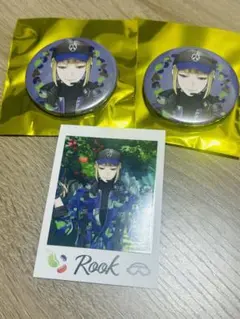 ツイステ展　ルーク　缶バッジ　ツイステッドワンダーランド　コレクション　カード