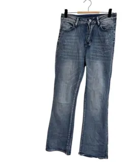 フレアデニムパンツ Sサイズ ライトブルー