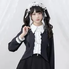 タグ付き DearMyLove スタッズレースブレードブラウス