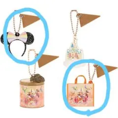 ディズニー 40周年 ガチャ カチューシャ ショッピングバッグ キーホルダー