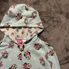 ディズニー　ミニー　裏起毛パーカー7（120~130cm）