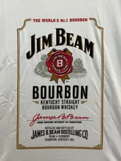 ジムビーム Tシャツ M 白 JIM BEAM 非売品 ノベルティ ウイスキー