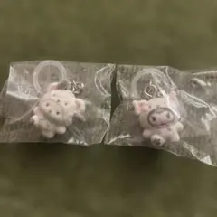 サンリオキャラクターズ　めじるしアクセサリー　〜ふわふわスノー〜　2点