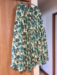 SM2 サマンサモスモス　花柄　フレア　ロングスカート