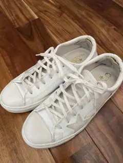 CONVERSE オールスター クップ トリオスター レザー 白 23.5cm