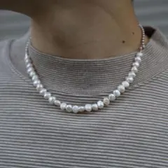 Pearl chain necklace パールチェーンネックレス LIBETE