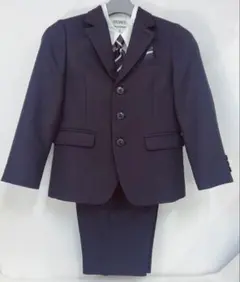 〇 男児 フォーマルスーツ 120cm ブラック