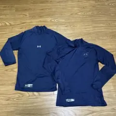 Under Armour ネイビー 長袖と七分袖アンダーシャツ