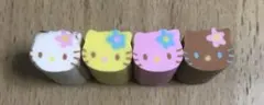 ハローキティ 消しゴム レトロ 4個セット
